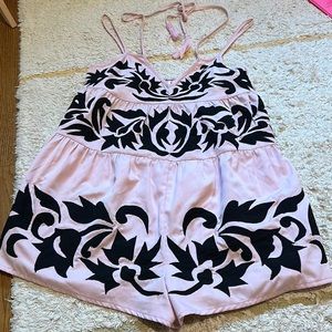 Printed romper